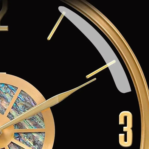 horloges murales de luxe modernes et silencieuses pour décoration créative - vue 6 sur 7