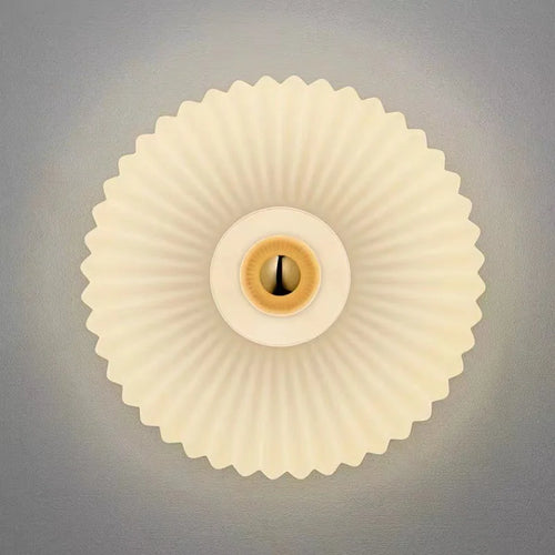 Applique murale LED modernes en verre ondulation lumières couloir allée escalier salle à manger toile de fond Simple intérieur décoration de la maison lustre luminaires - vue 3 sur 9
