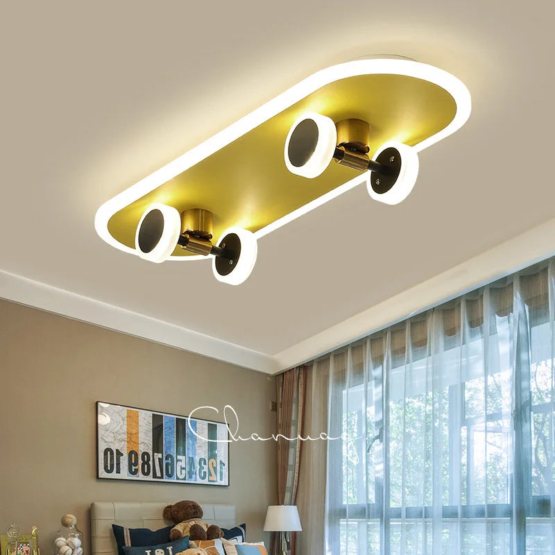 plafonnier scooter boy lampe décorative pour chambre enfant - vue 5 sur 8