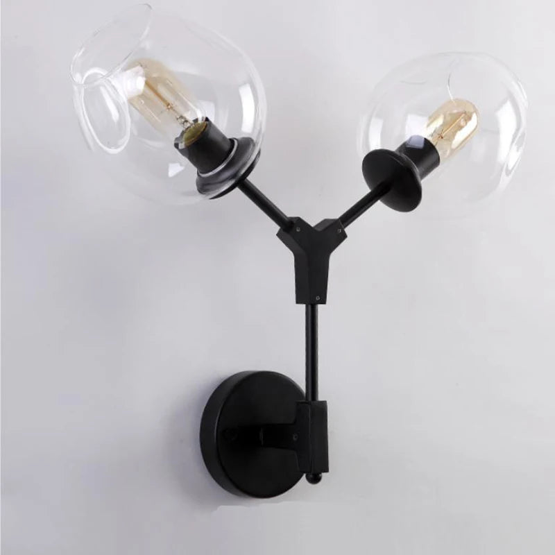 Applique murale fer forgé led bubble - vue 4 sur 12