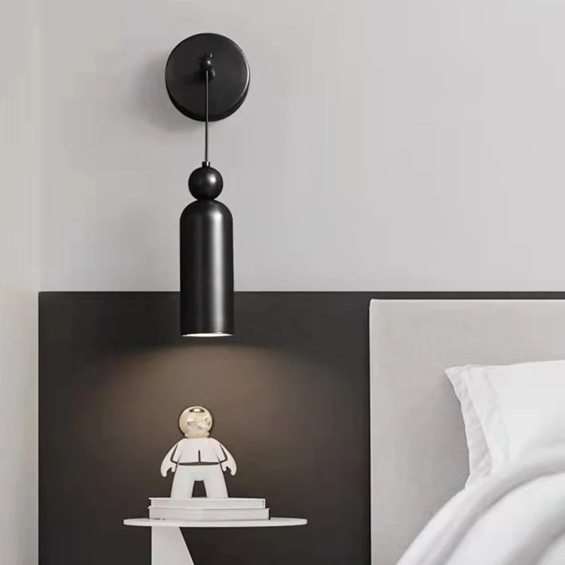 applique murale minimaliste moderne fil réglable en cuivre - vue 2 sur 8