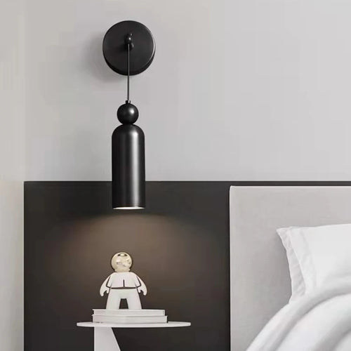 applique murale minimaliste moderne avec fil réglable - vue 3 sur 8