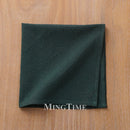 Serviette de table coton lavé style classique réutilisable