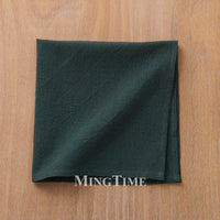 Serviette de table coton lavé style classique réutilisable