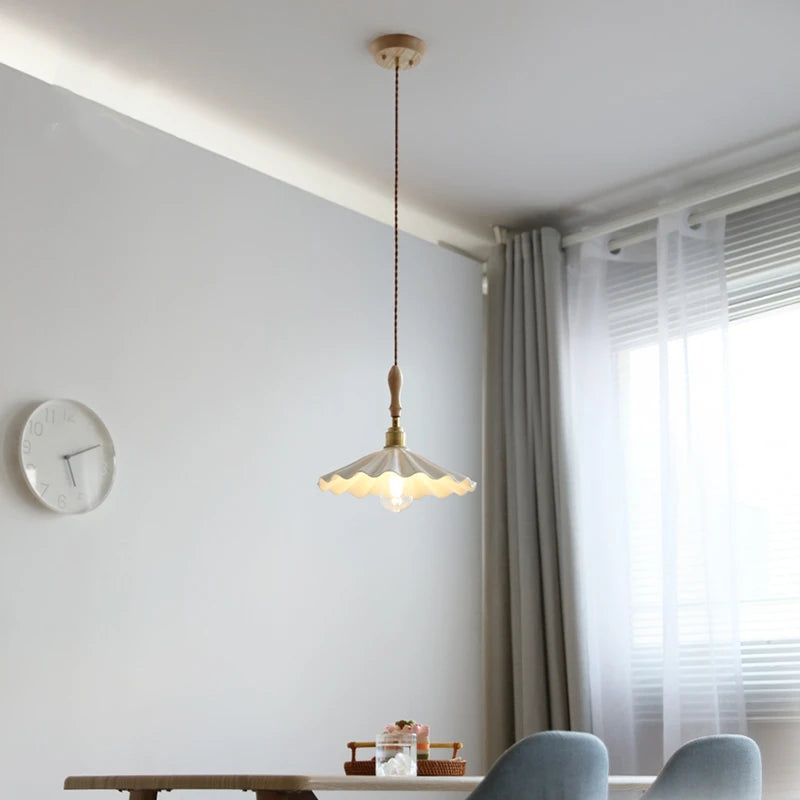 suspension LED en céramique conique design - vue 4 sur 29