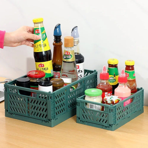 panier de rangement pliable pour accessoires et gadgets divers - vue 3 sur 14