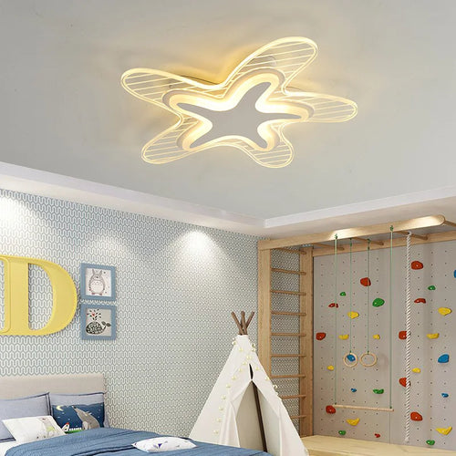 plafonnier étoile led pour décoration et éclairage intérieur - vue 4 sur 12