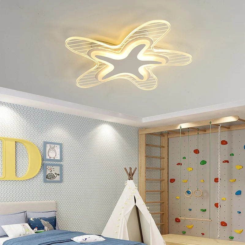 plafonnier étoile led pour décoration et éclairage intérieur - vue 3 sur 12