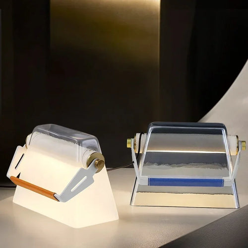 lampe de chevet créative en verre design nordique - vue 4 sur 13