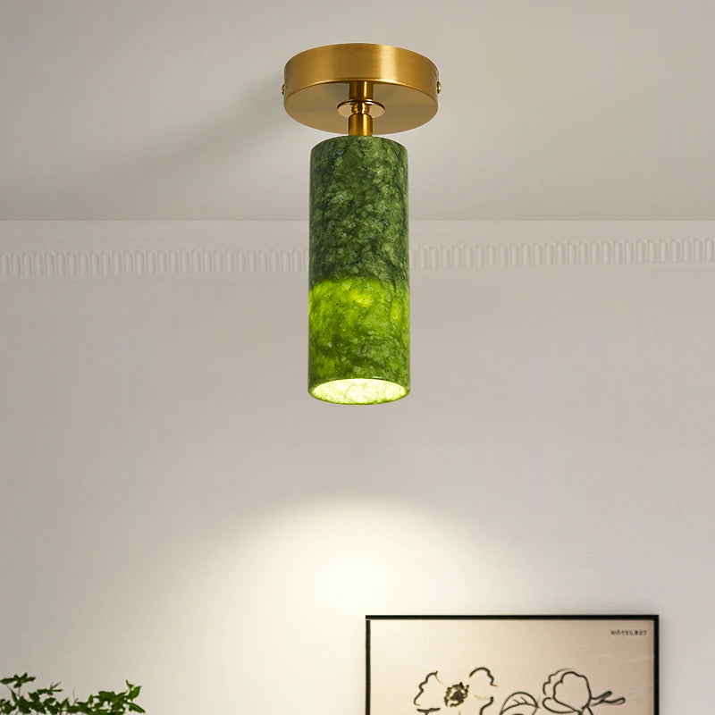 lampe de balcon rétro en jade style ancien américain - vue 1 sur 11