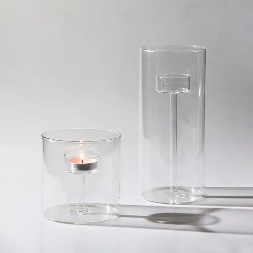 ensemble de bougeoirs modernes pour décoration de mariage - vue 6 sur 9