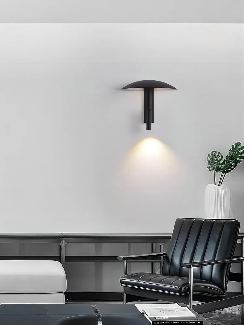 applique murale led design champignon pour intérieur moderne - vue 3 sur 8