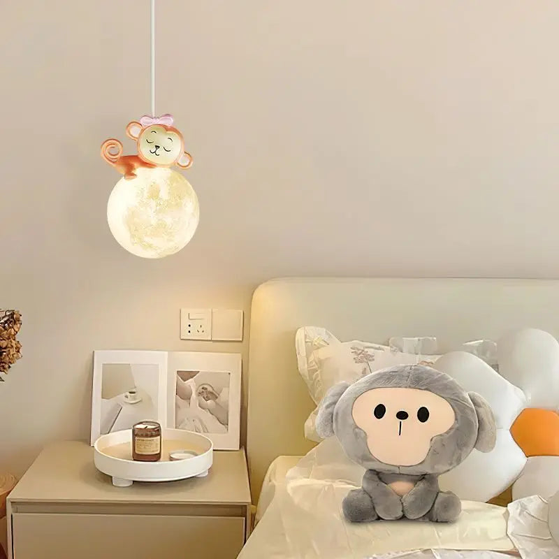 suspension en résine animaux pour enfants - vue 5 sur 14