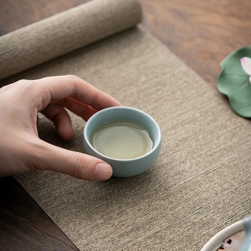 Théière céramique ge yao xishi kung fu artisanal - vue 6 sur 7