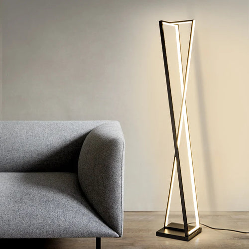 lampadaire design moderne style nordique simple sur pied - vue 2 sur 7
