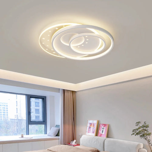 plafonnier led nordique créatif pour éclairage intérieur moderne - vue 4 sur 9