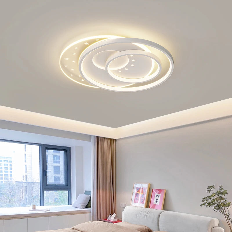 plafonnier led nordique créatif pour éclairage intérieur moderne - vue 4 sur 9