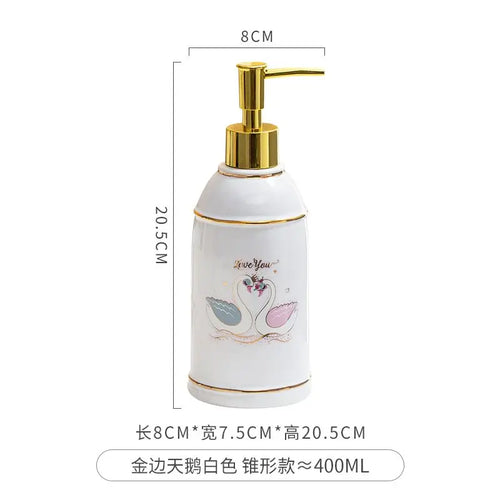 distributeur de savon céramique pour gel douche et désinfectant - vue 30 sur 30