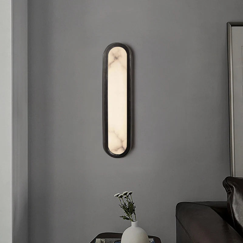 applique murale led en marbre pour intérieur moderne - vue 7 sur 7