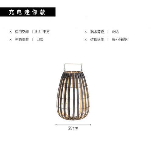 lampadaire solaire étanche pour jardin et espace extérieur - vue 12 sur 13