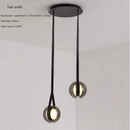 lustre créatif yoyo en verre pour décoration moderne intérieure