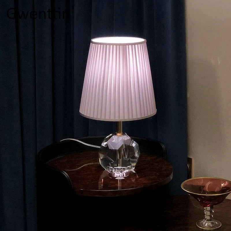 lampe à poser moderne en cristal pour décoration intérieure et éclairage - vue 5 sur 11