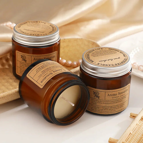 bougie parfumée en cire de soja pour mariage et fête - vue 4 sur 17