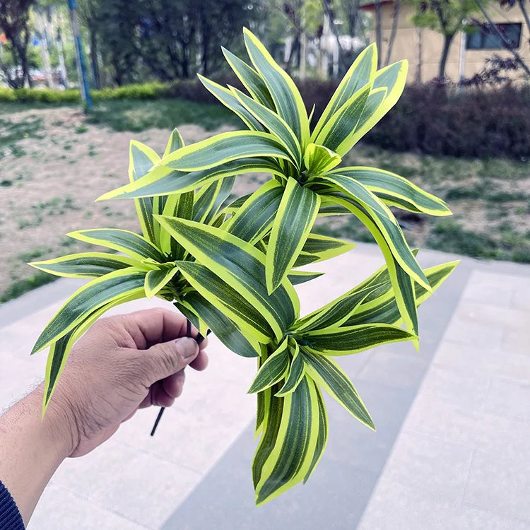 plante artificielle monstera en bambou pour décoration intérieure - vue 8 sur 9