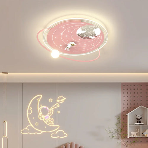 plafonnier moderne créatif pour chambre d'enfant en led - vue 2 sur 18