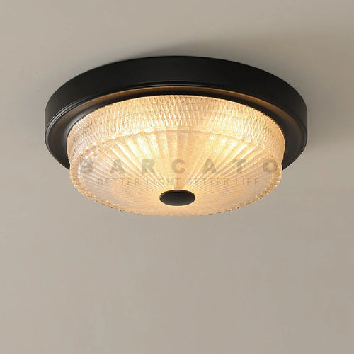 plafonnier Style américain LED créatif couloir allée blanc verre dépoli abat-jour lanternes décoration de la maison - vue 3 sur 8