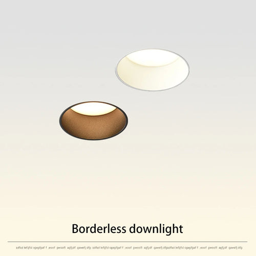 led sans bordure downlight spots remplaçables encastrés pour éclairage intérieur - vue 3 sur 13