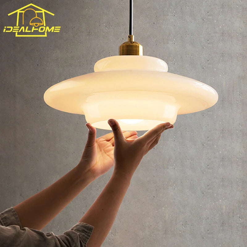 suspension décorative en verre design pour intérieur moderne - vue 5 sur 9