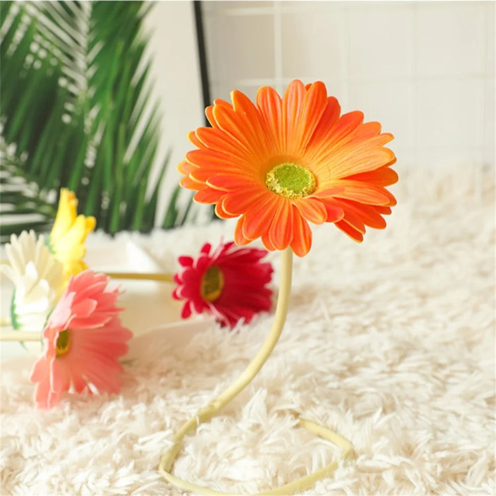 fleur artificielle marguerite decoration pour mariage et interieur - vue 4 sur 16