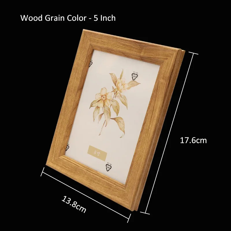 cadre photo rétro en plastique pour décoration murale et de table - vue 7 sur 20