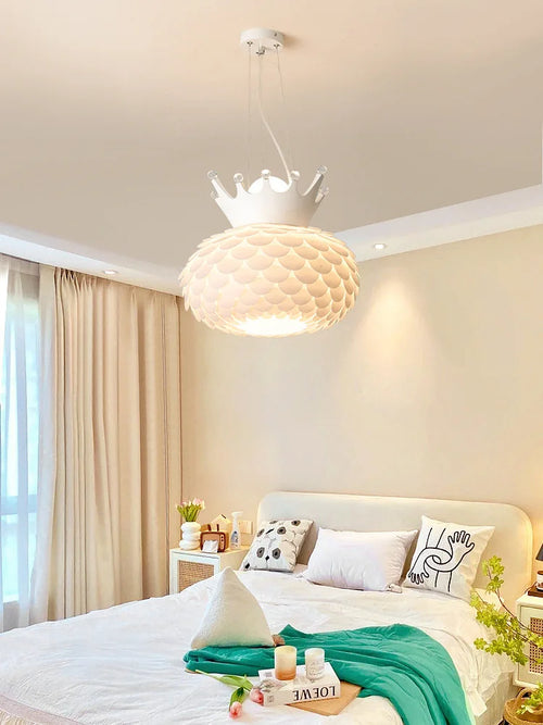 lustre créatif lumière chaude design moderne pour chambre fille - vue 4 sur 10