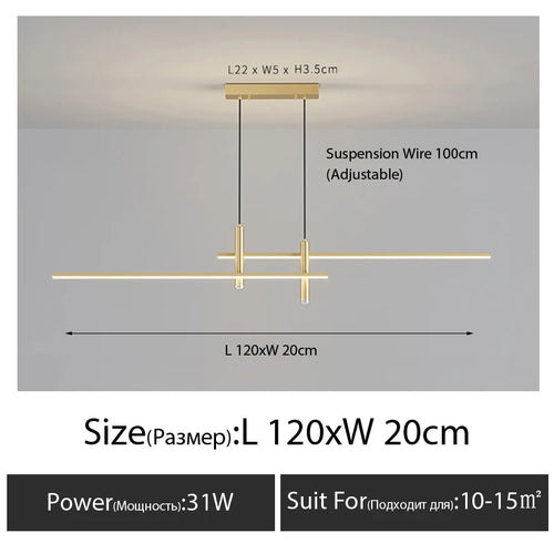 lustre nordique moderne avec projecteur pour restaurant et bar - vue 18 sur 18