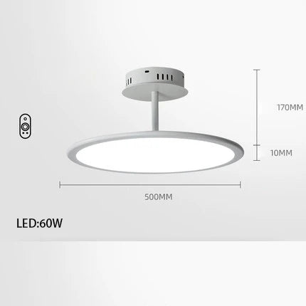 suspension minimaliste dimmable led décorative pour la maison