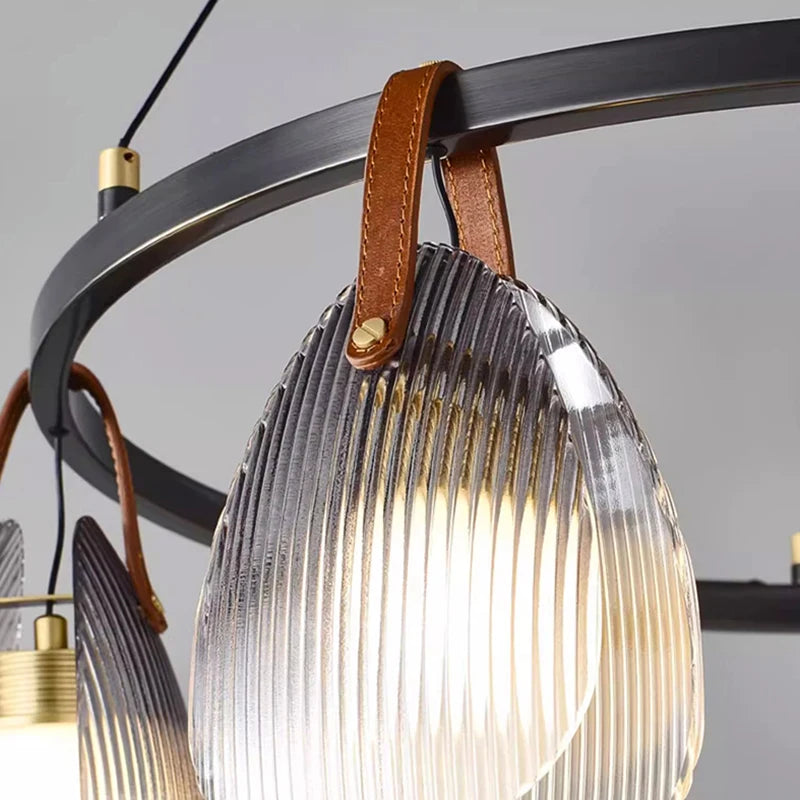 lustre décoration maison luminaire éclairage suspendu fantaisie - vue 5 sur 8