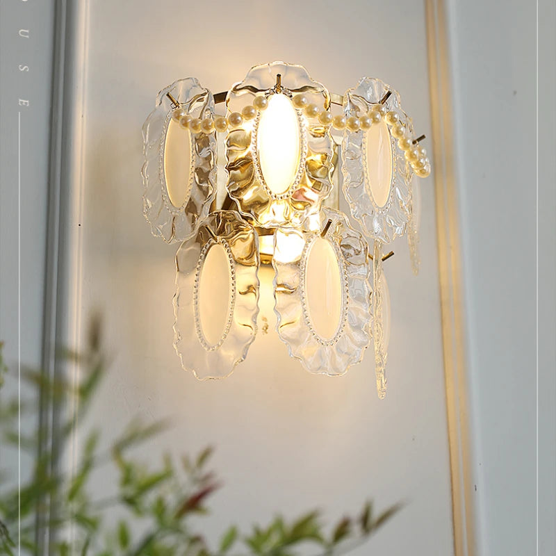 applique murale en verre nordique pour décoration intérieure moderne - vue 3 sur 20