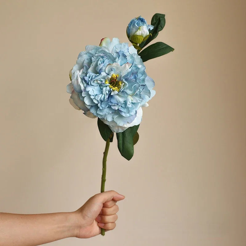 plante artificielle pivoine en soie pour décoration intérieure fleurs réalistes