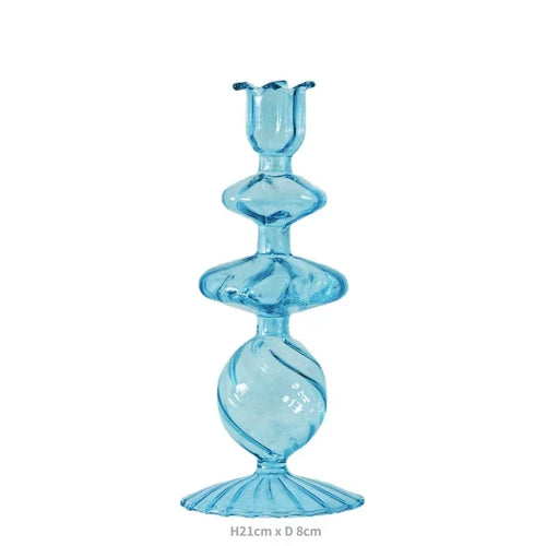 bougeoirs décoratifs en verre pour mariage et décoration intérieure - vue 26 sur 32