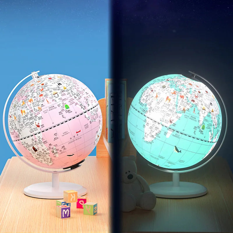 globe lumineux décoratif pour apprentissage et cadeaux créatifs - vue 1 sur 6
