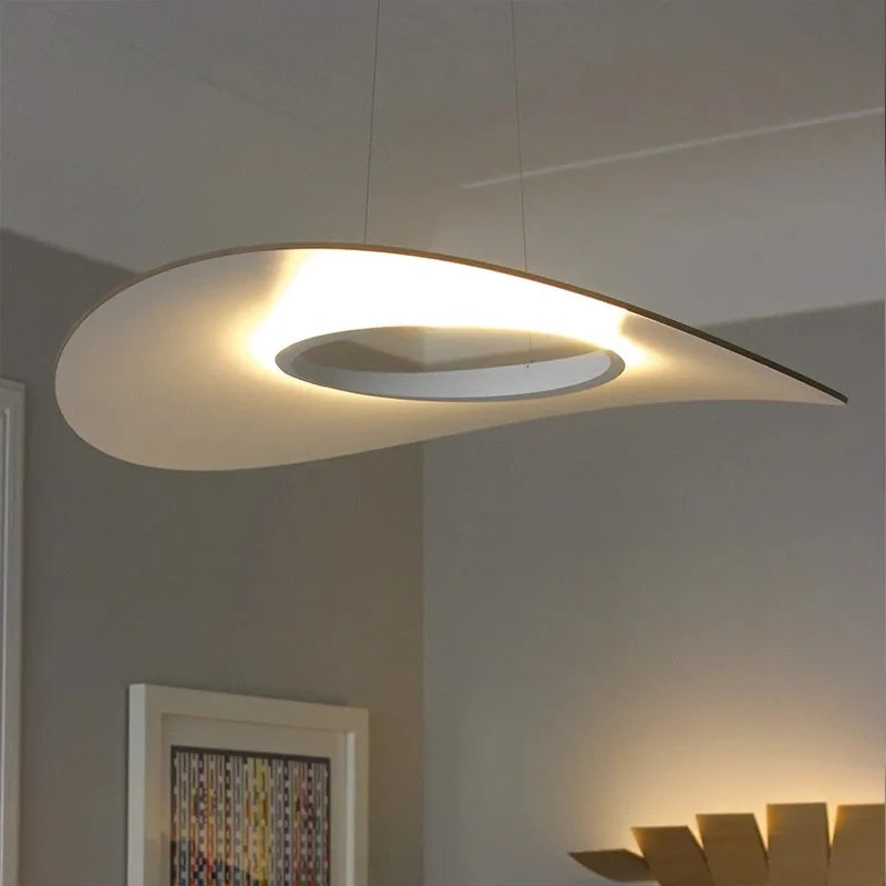 lustre minimaliste moderne en bois design danois - vue 5 sur 8