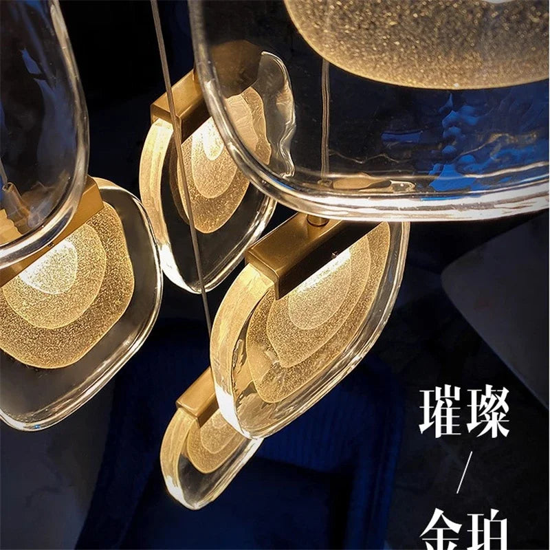 suspension design nordique luxe pour décoration intérieure moderne - vue 4 sur 8