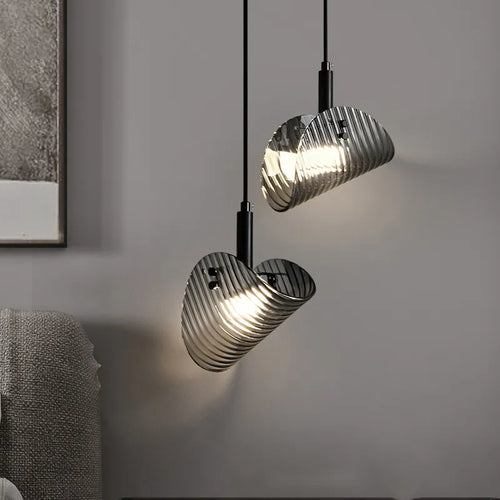Suspension design enroulée à LED - vue 2 sur 6