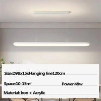 plafonnier moderne à leds pour éclairage intérieur suspendu