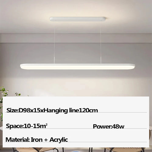 plafonnier moderne à leds pour éclairage intérieur suspendu