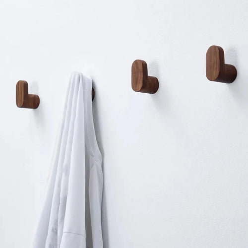 crochet en bois décoratif pour rangement multi-usages - vue 4 sur 8