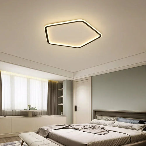 lustre led moderne simple avec forme multiple pour décoration - vue 6 sur 14