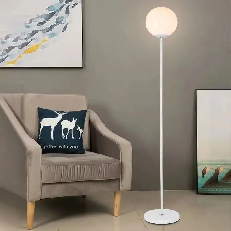 Lampadaire led avec boule créative réglable - vue 5 sur 8